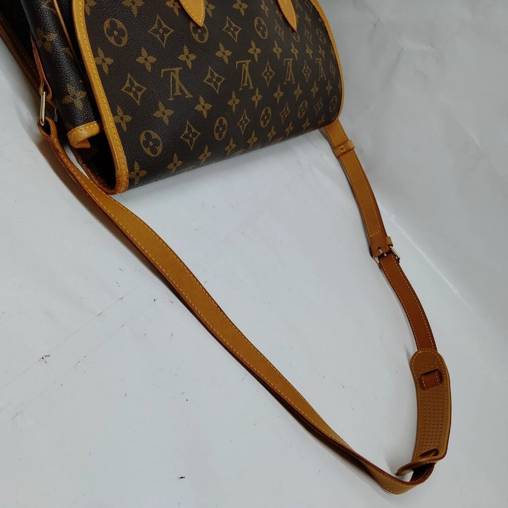 Authentic Louis Vuitton Gibeciere GM Brown Monogram Shoulder Bag mn754-011026 - Picture 7 of 16